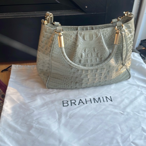 Brahmin Handbags - Brahmin sage green Ruby style bag.